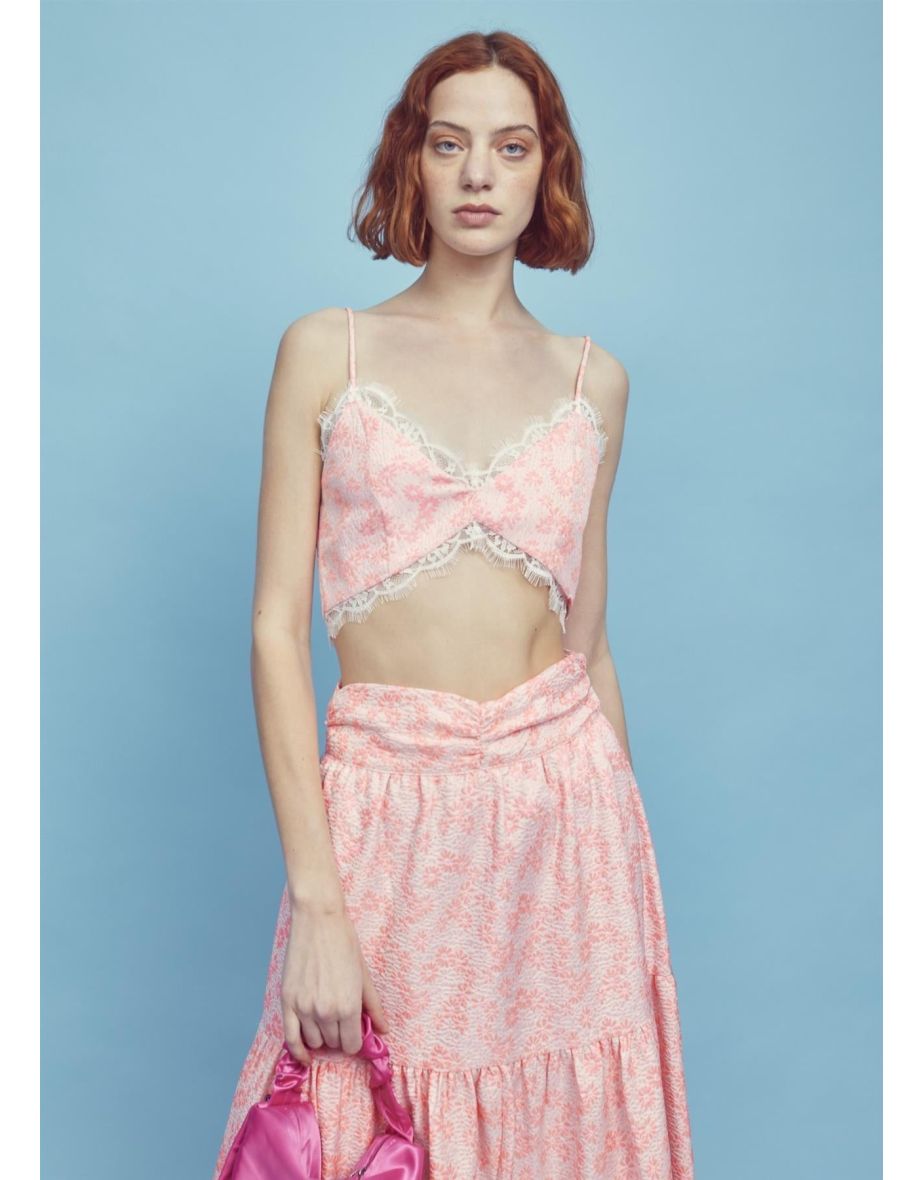 Mae Co-ord Lace Trim Bralet
