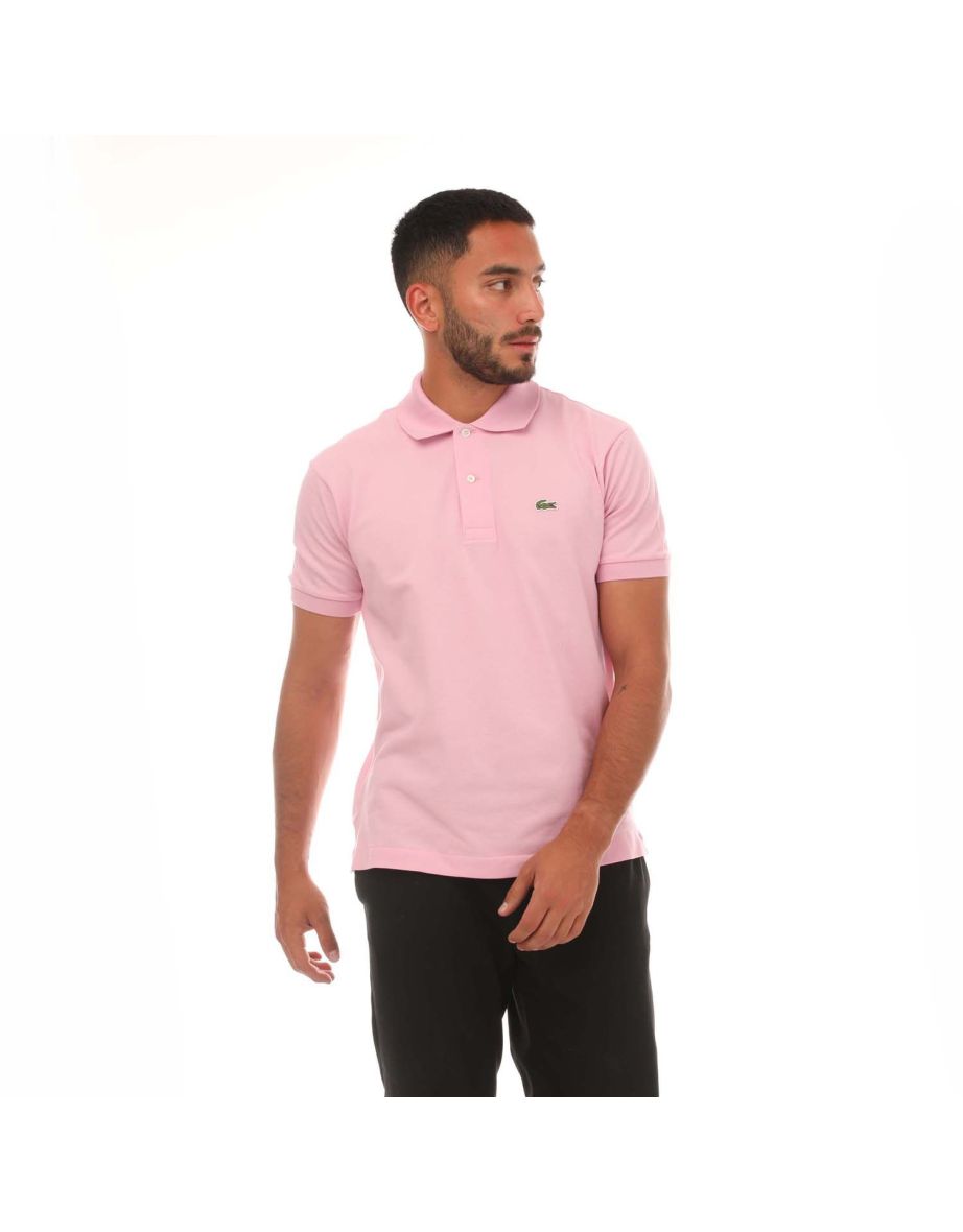 Men's Lacoste Polo Shirt in Pink