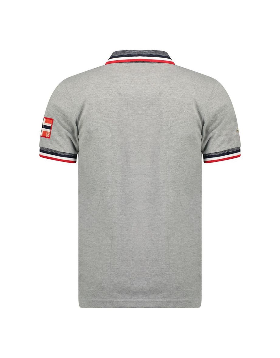 Krusty Printed Polo Shirt in Cotton with Short Sleeves - 4