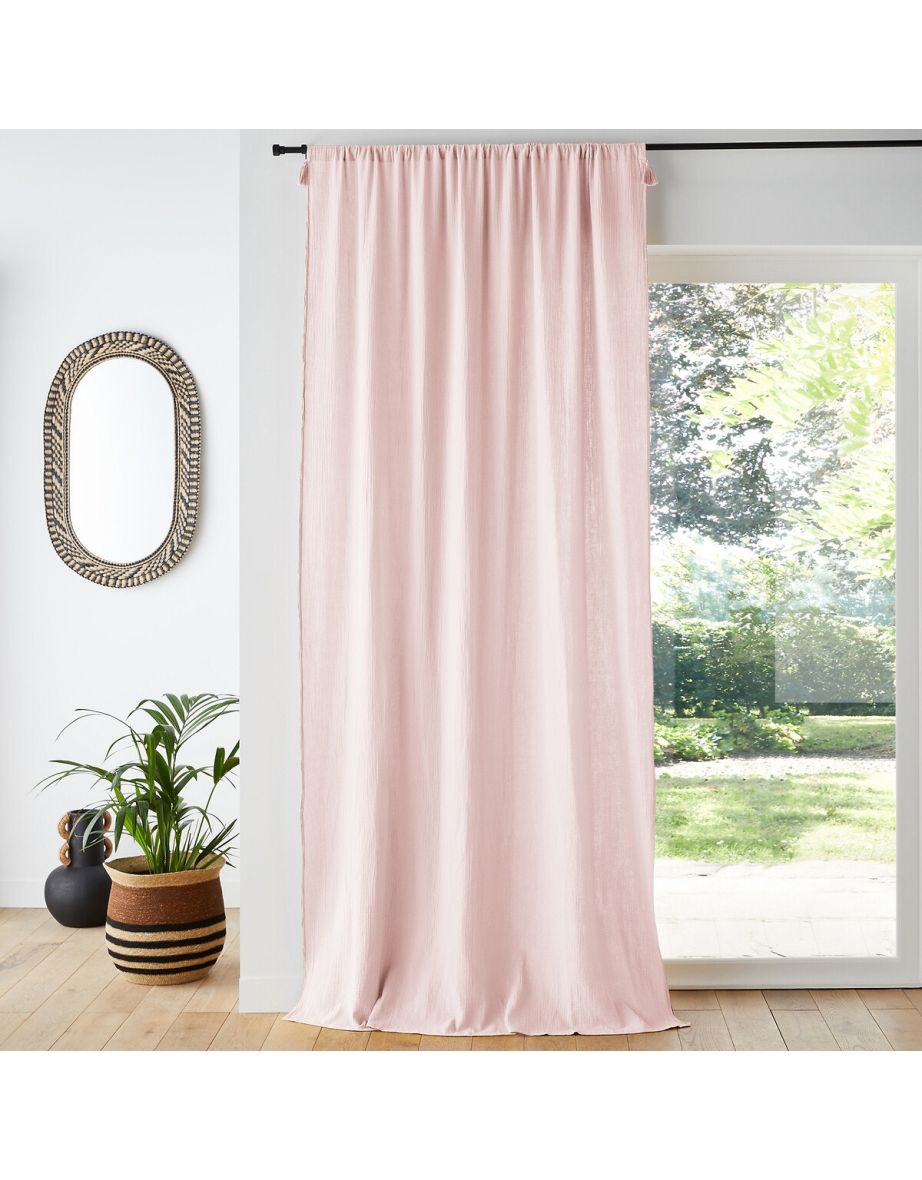 Kumla Cotton Muslin Curtain Panel