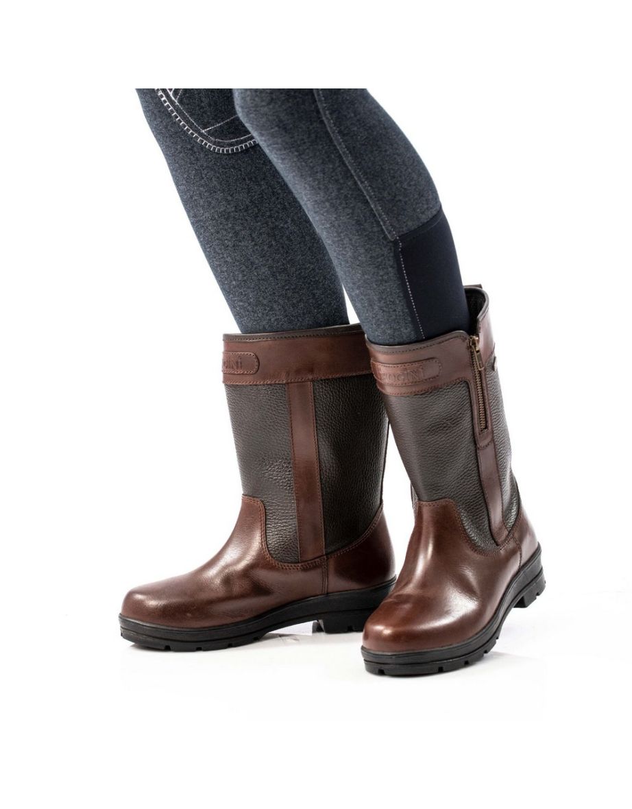 brogini brown long boots