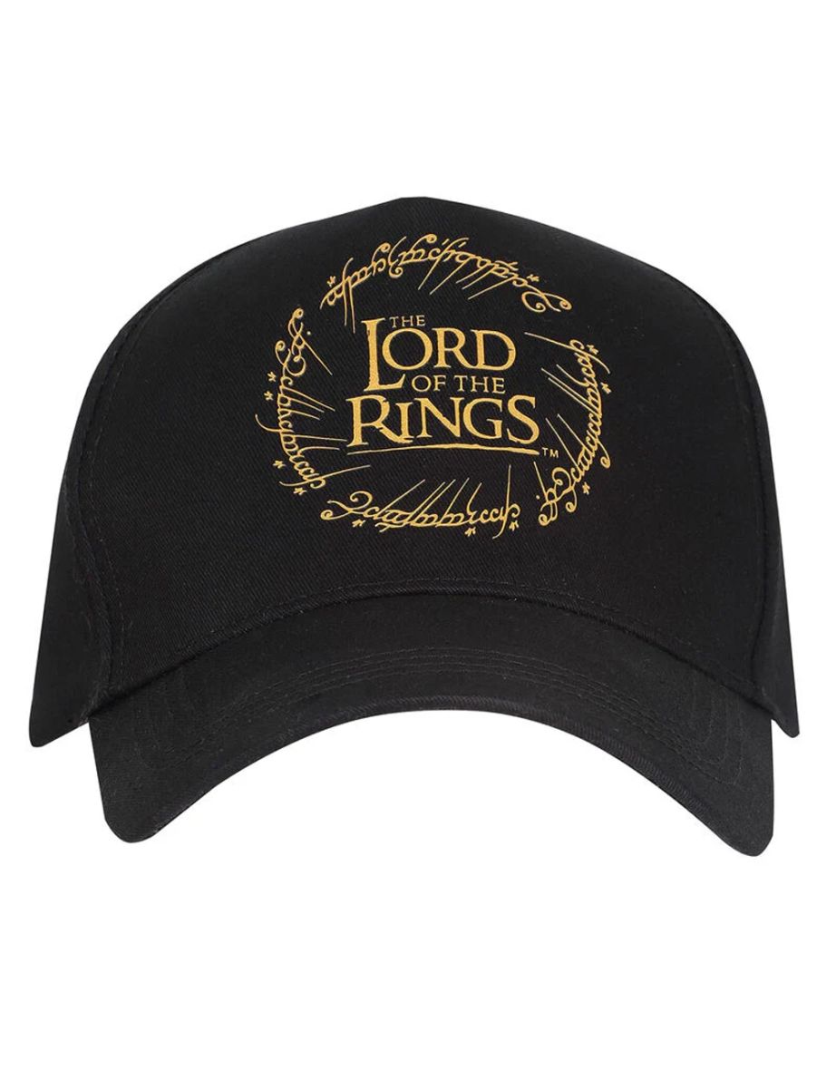 The Lord Of The Rings Logo Cap - Black