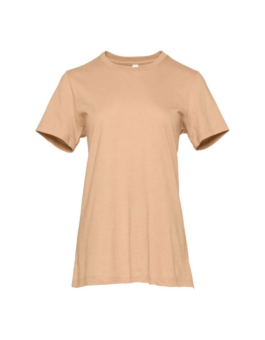 Bella + Canvas Womens/Ladies Jersey Short-Sleeved T-Shirt - Sand Dune