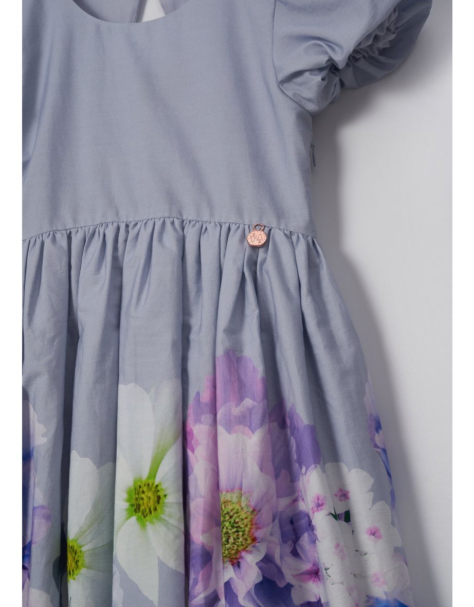 Lucia Orchid Border Print Dress - 5