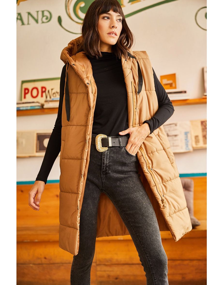Vest - Brown - Puffer