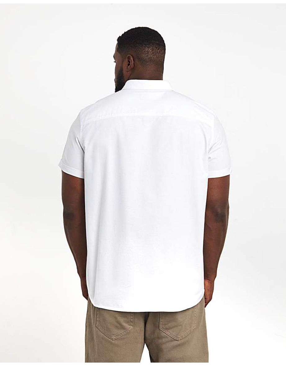 Short Sleeve Oxford Shirt Long - 3