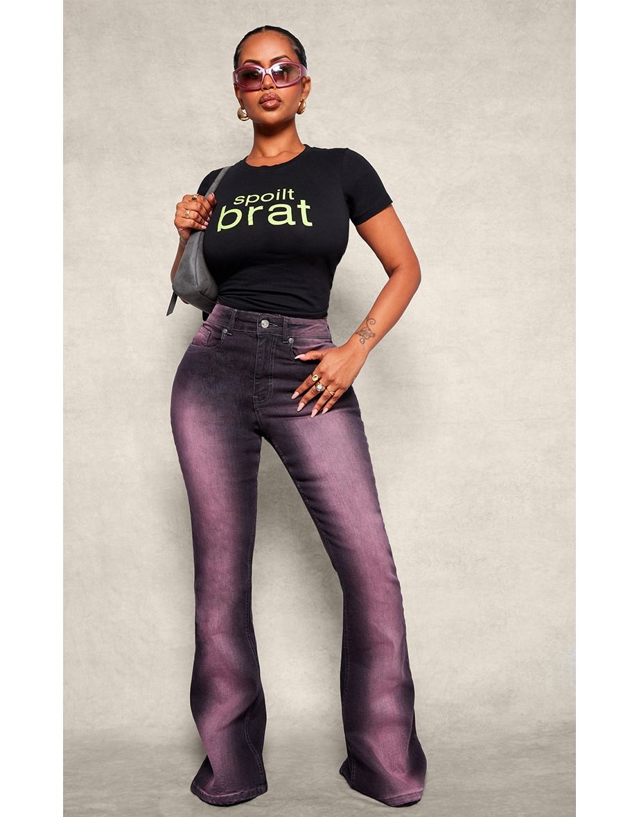 Shape Black Spoilt Brat Tshirt