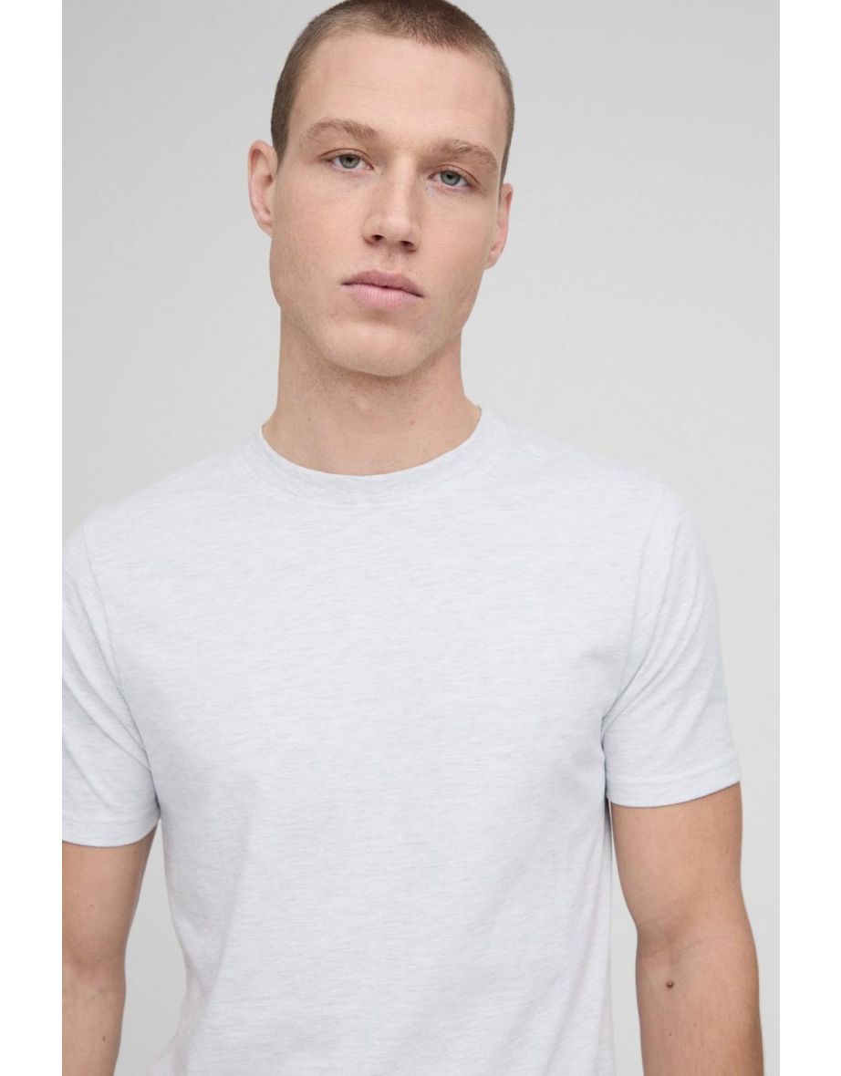 Basic Slim Fit Crew Neck T-Shirt - 2