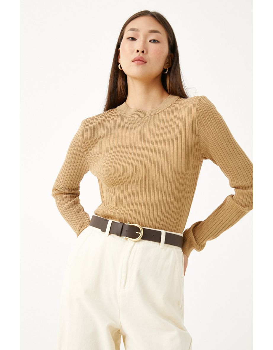 Sweater - Brown - Relaxed fit
