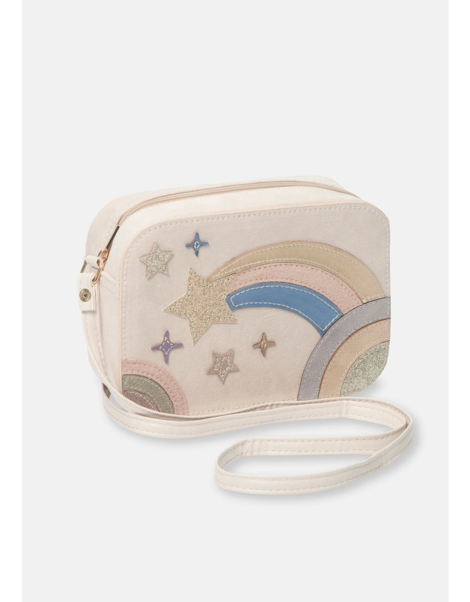 STAR & RAINBOW GLITTER BAG