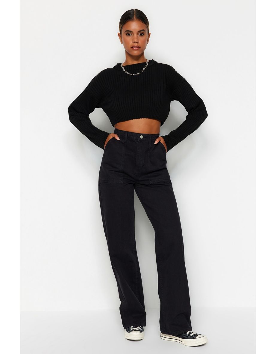 Jeans - Black - Loose