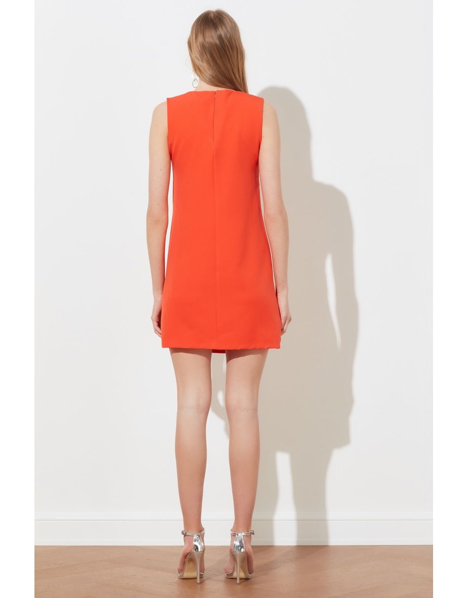 Pink Column Mini Shift Dress - 7