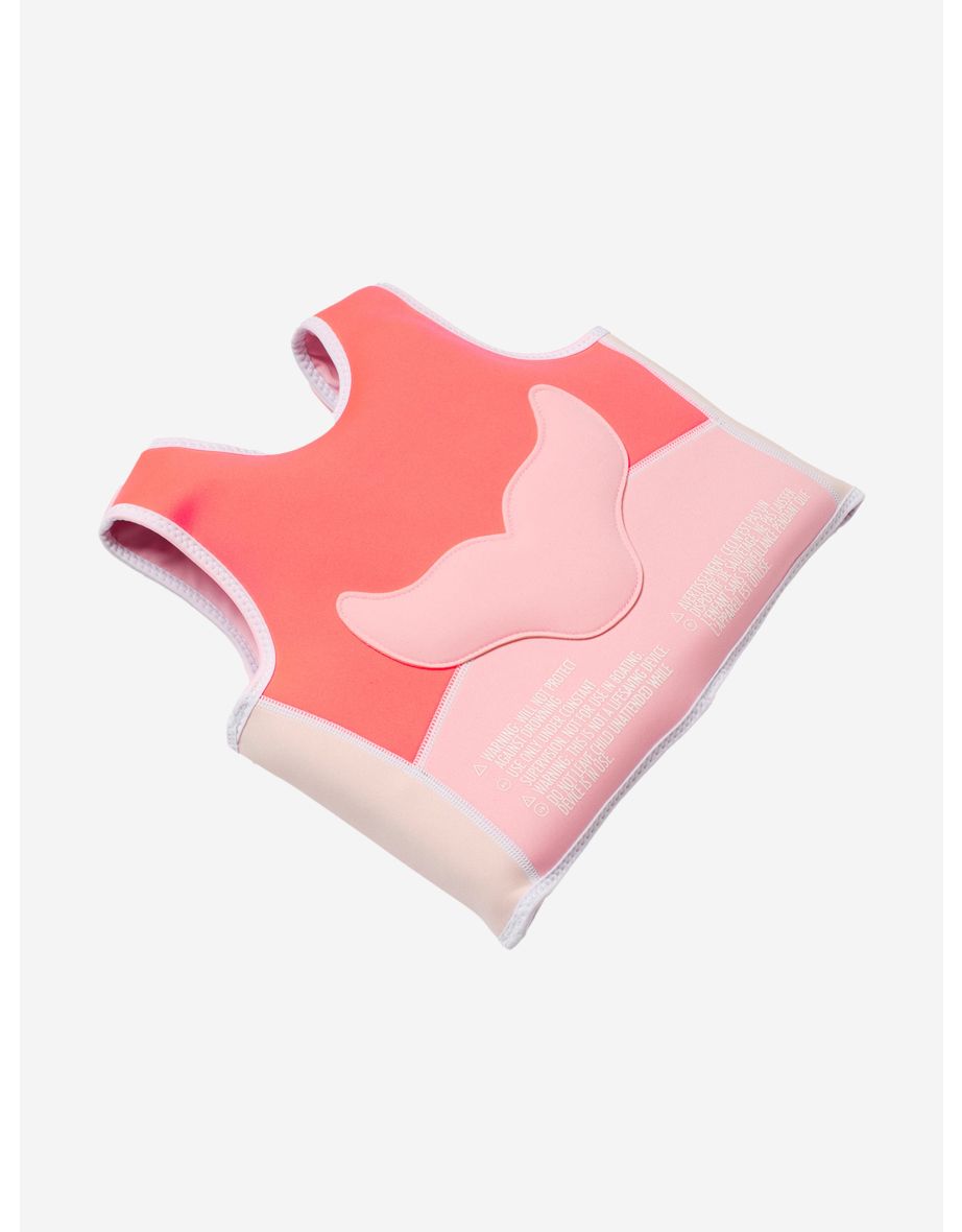 Sunnylife Girls Melody the Mermaid Swim Vest in Pink (34cm) - 5