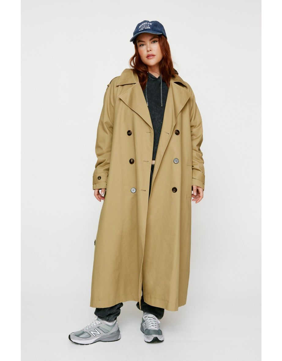 Plus Essentials Trench Coat