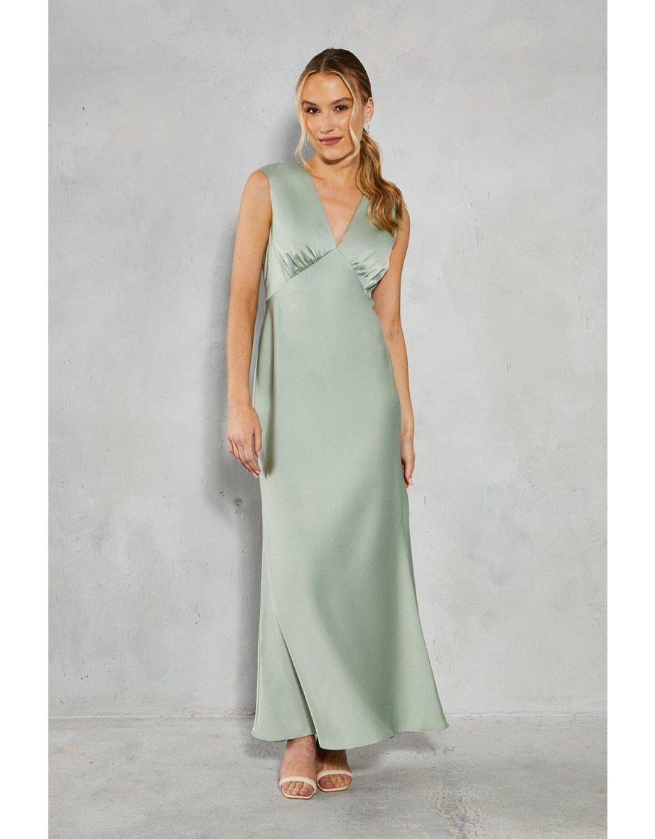 Oasis satin clearance dress