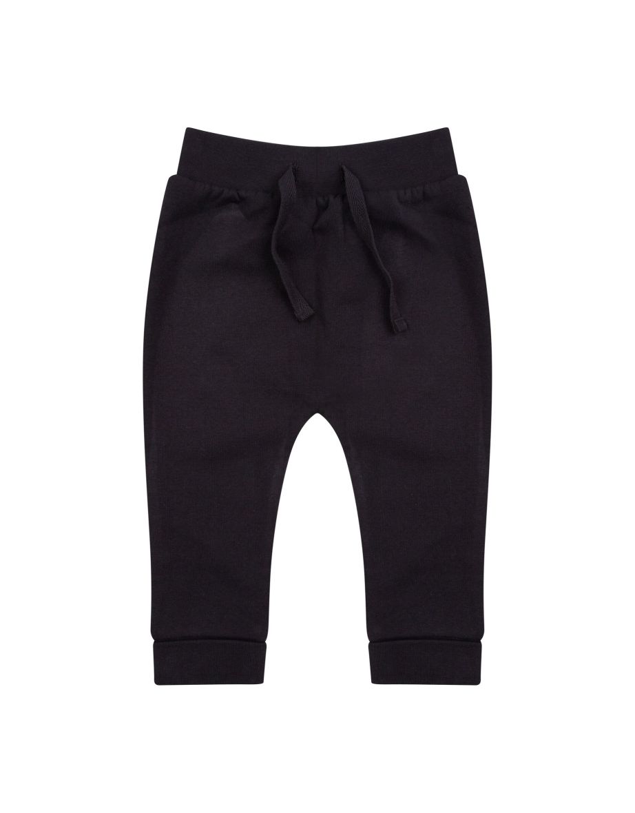 Larkwood Baby/Toddler Cotton Rich Jogging Bottoms/Pants - Black