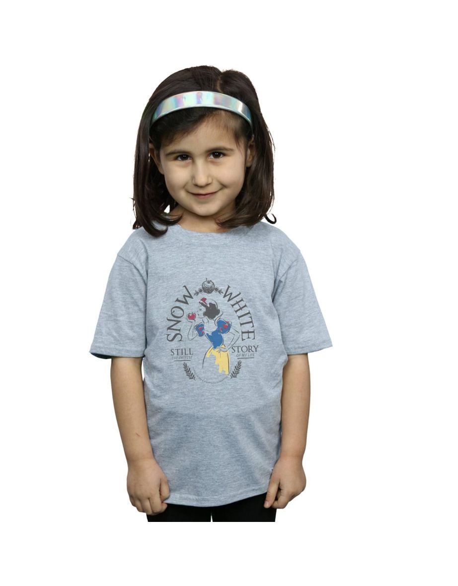 Disney Princess Girls Snow White Fairest Story Cotton T-Shirt