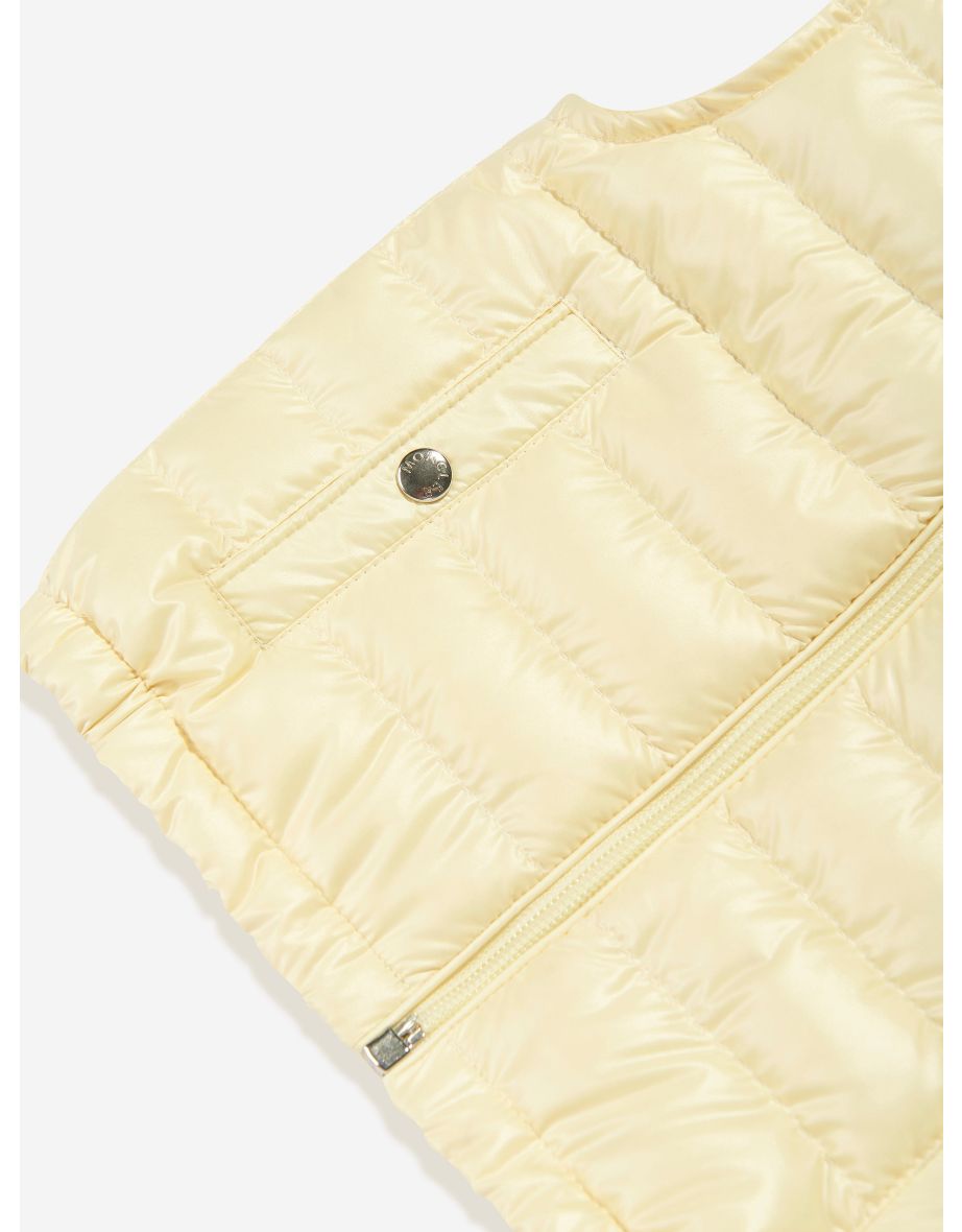Baby Boys Down Padded Couronne Gilet in Yellow - 3