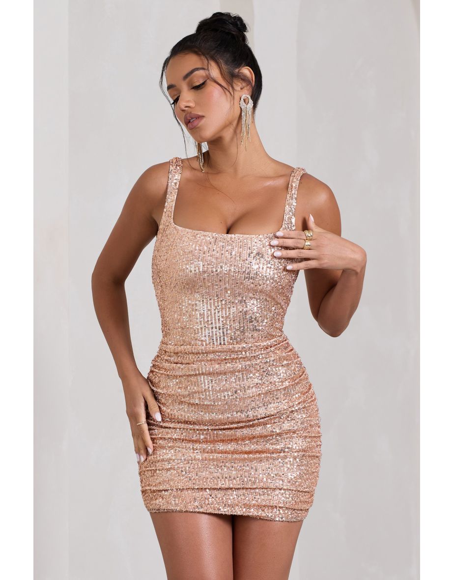 Club l gold sequin on sale dress