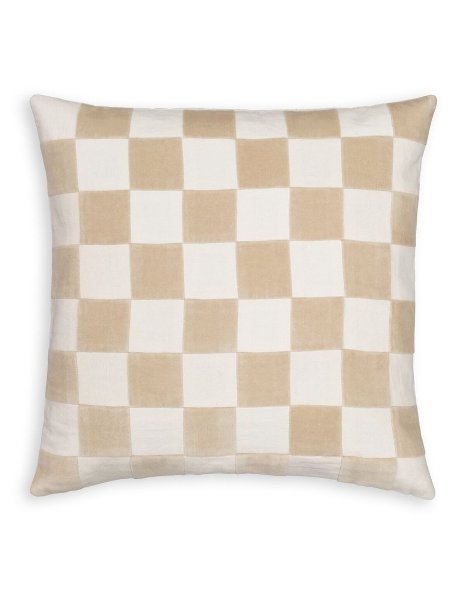 LysmÃ©e 40 x 40cm Checkerboard 100% Cotton Cushion Cover