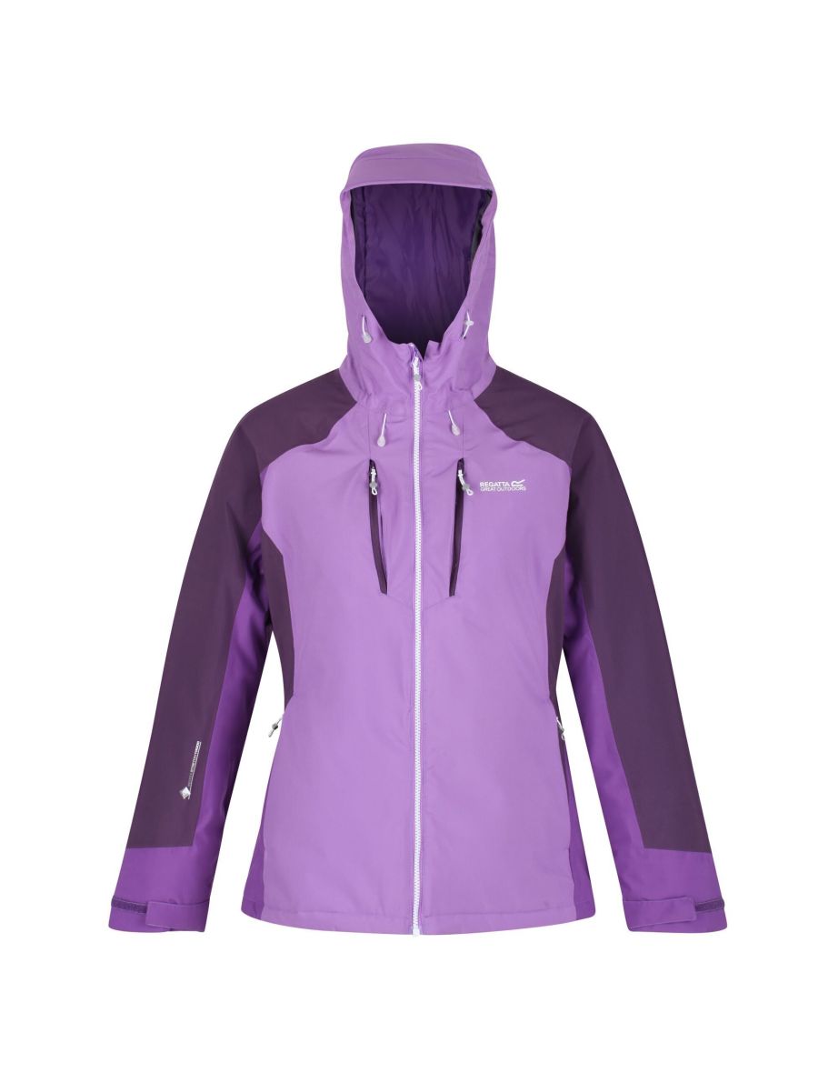 Regatta Womens/Ladies Highton Stretch II Waterproof Padded Jacket - Hyacinth/Purple Sapphire/Dark Aubergine
