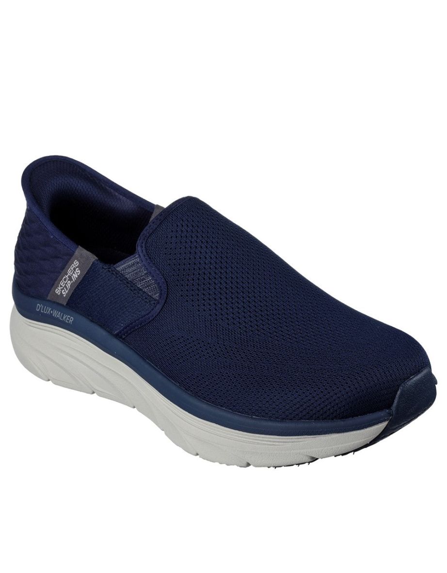 Shop Skechers Mens D Lux Walker Orford Casual Shoes Navy Online in Oman VogaCloset