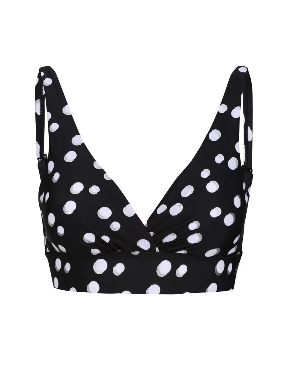 Women's Regatta Paloma Adjustable Bikini Top in Black