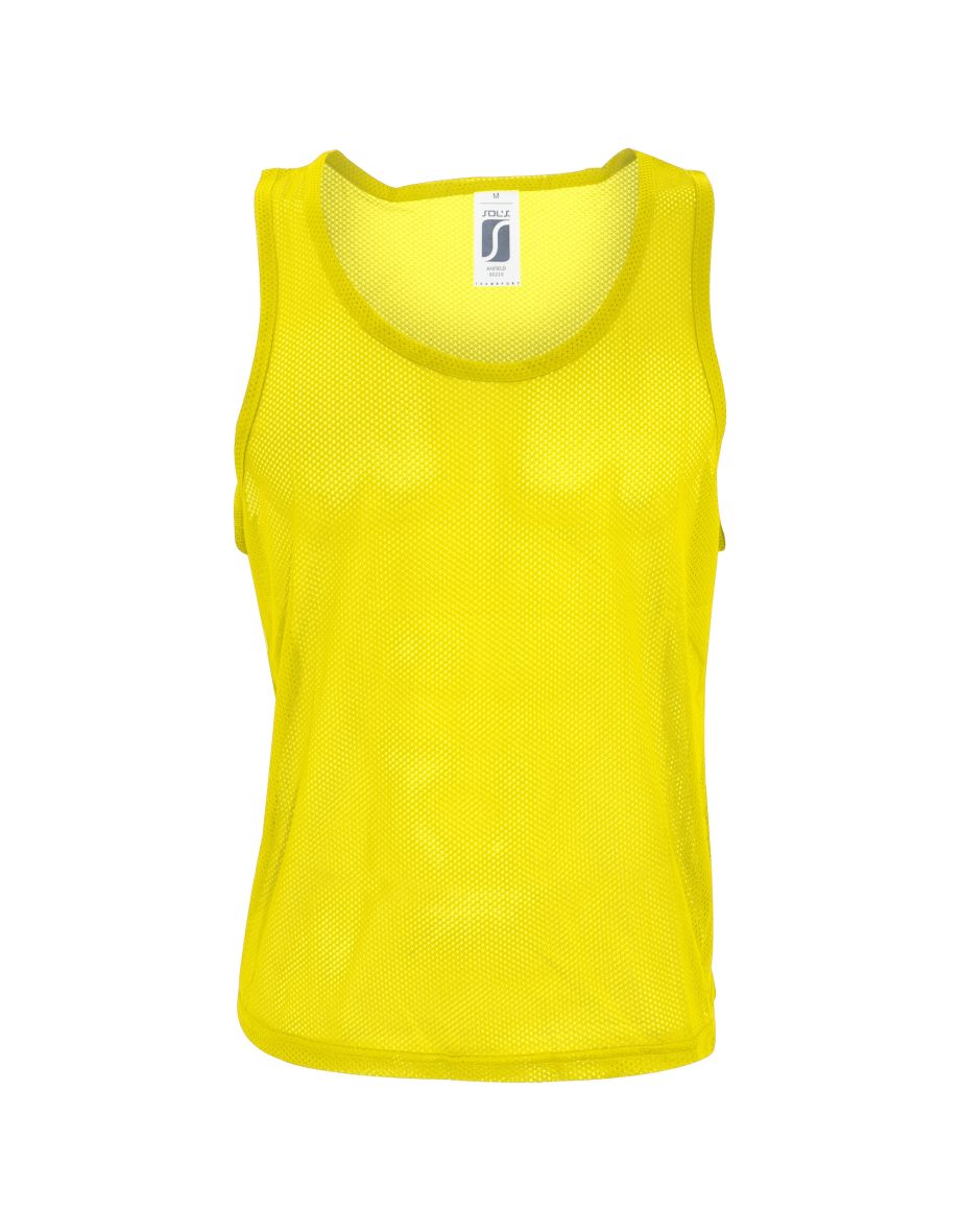 SOLS Mens Anfield Sports Training Bib - Lemon