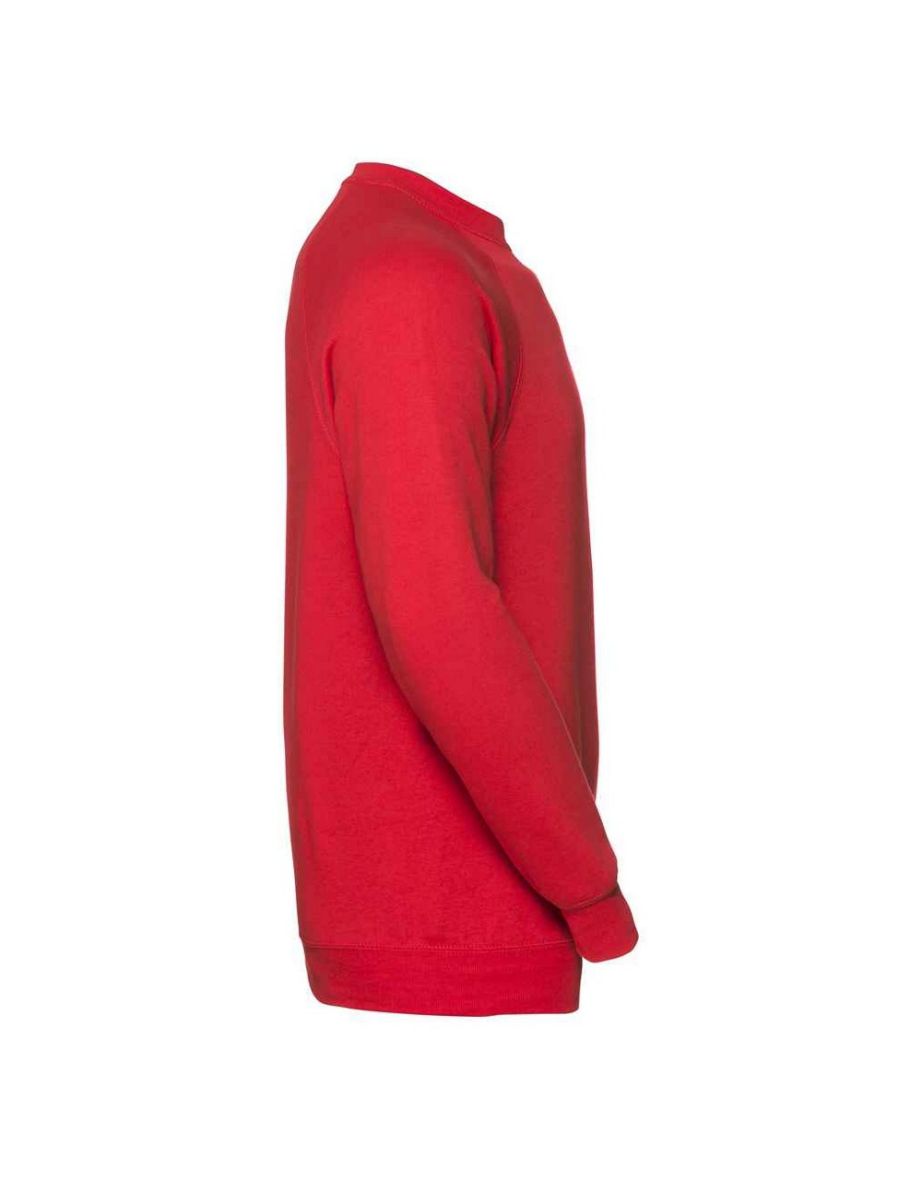 Russell Mens Spotshield Raglan Sweatshirt - Bright Red - 2