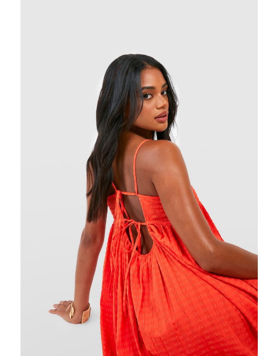 A-Line Maxi Smock Dress - 3