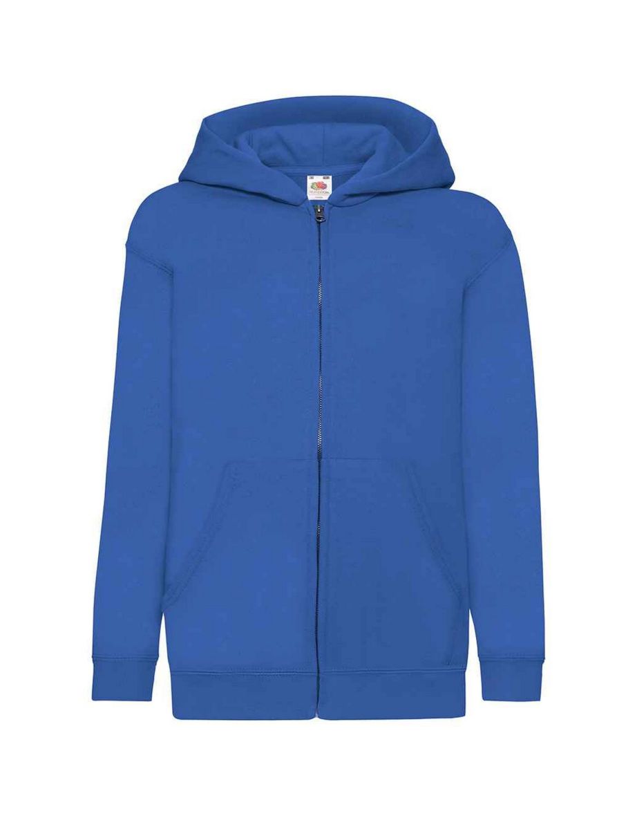Fruit Of The Loom Childrens/Kids Hooded Sweatshirt - Royal Blue