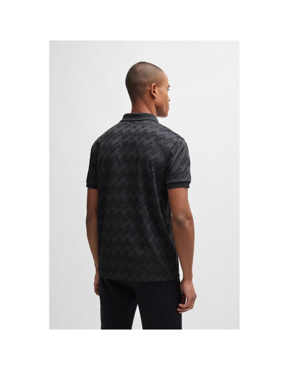 Men's Boss Pirax Relaxed-Fit Polo Shirt in Grey - 3