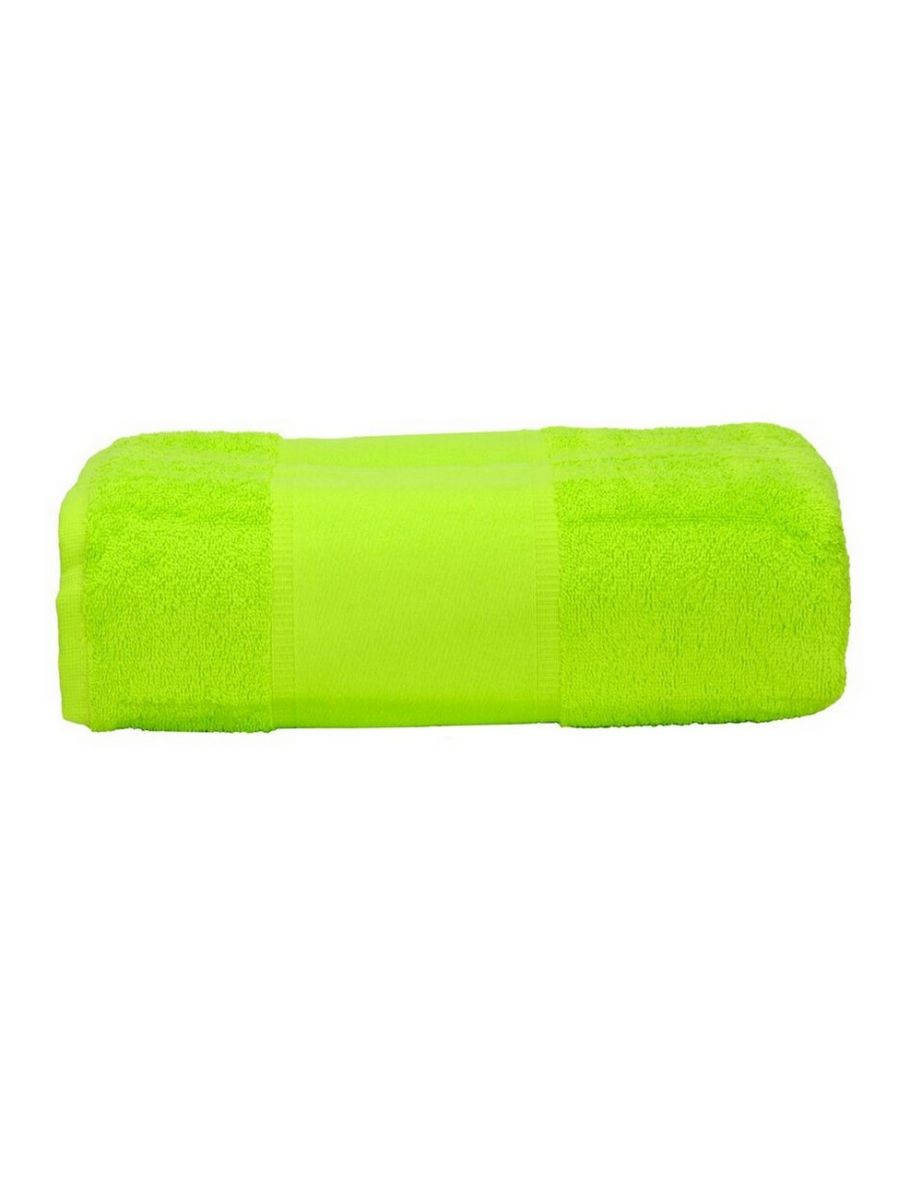 A&R Towels Print-Me Bath Towel - Lime Green