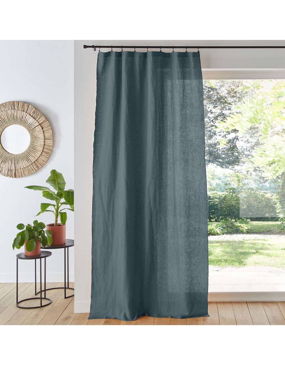 Onega Washed Linen Single Voile Panel