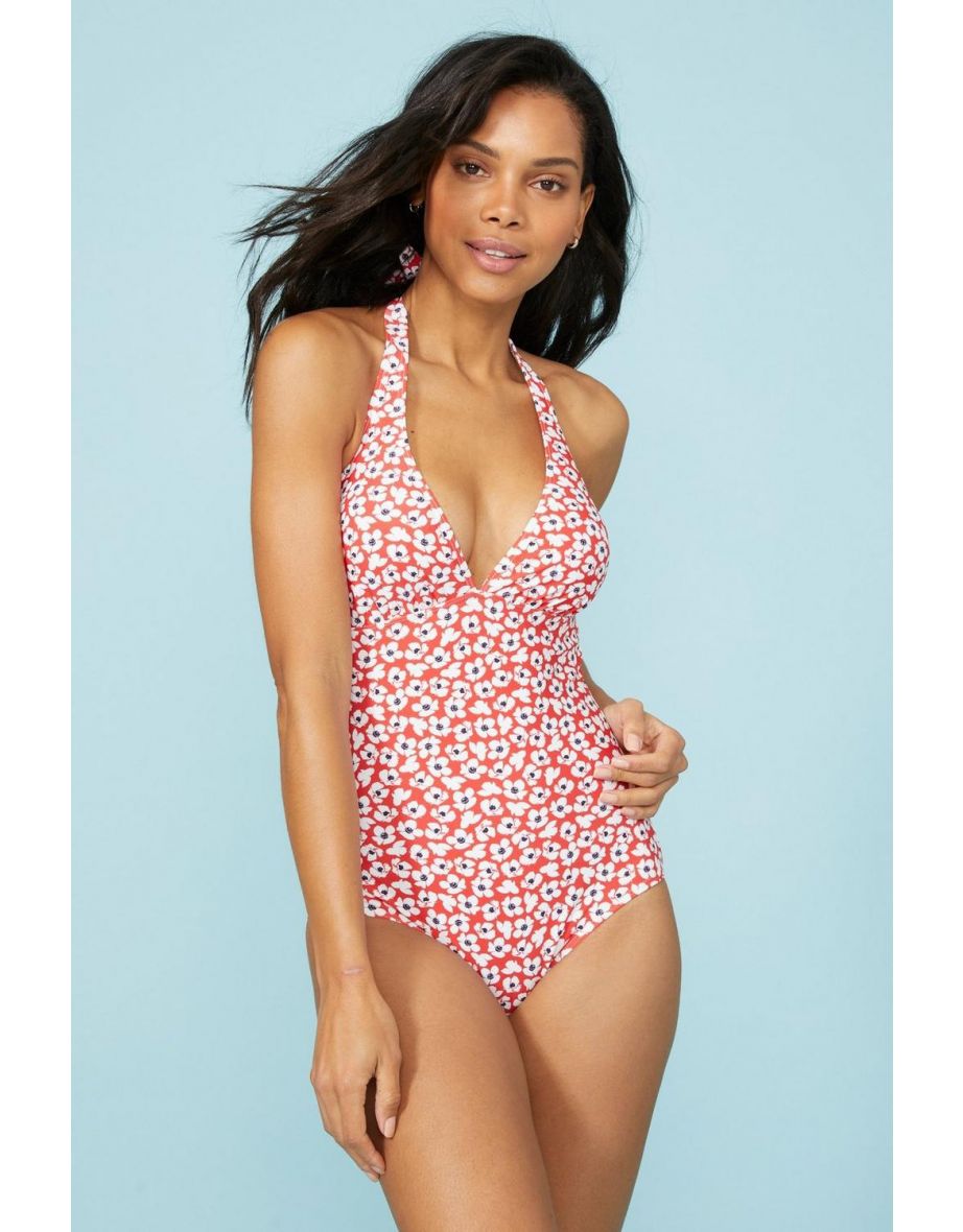 Debenhams halter store neck swimsuit