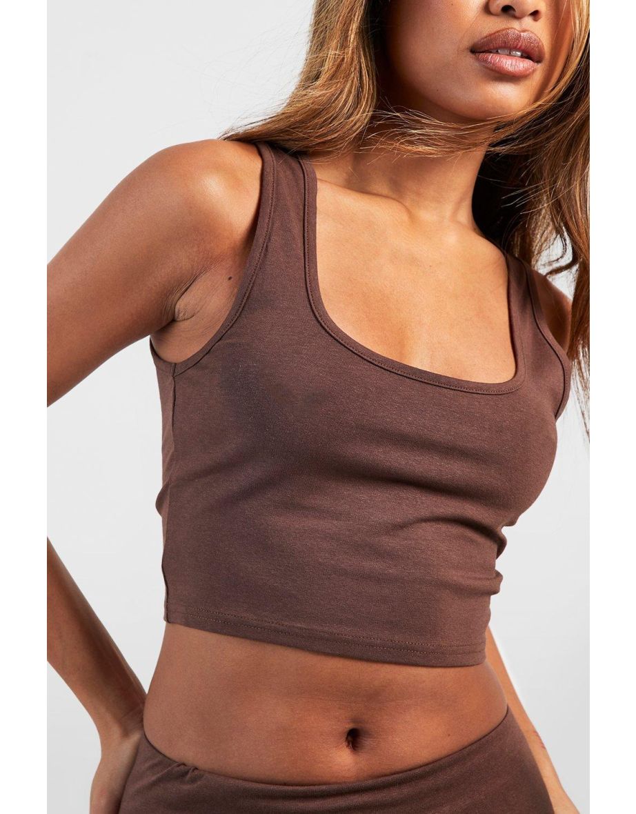 Soft Touch Lounge Vest - chocolate - 3