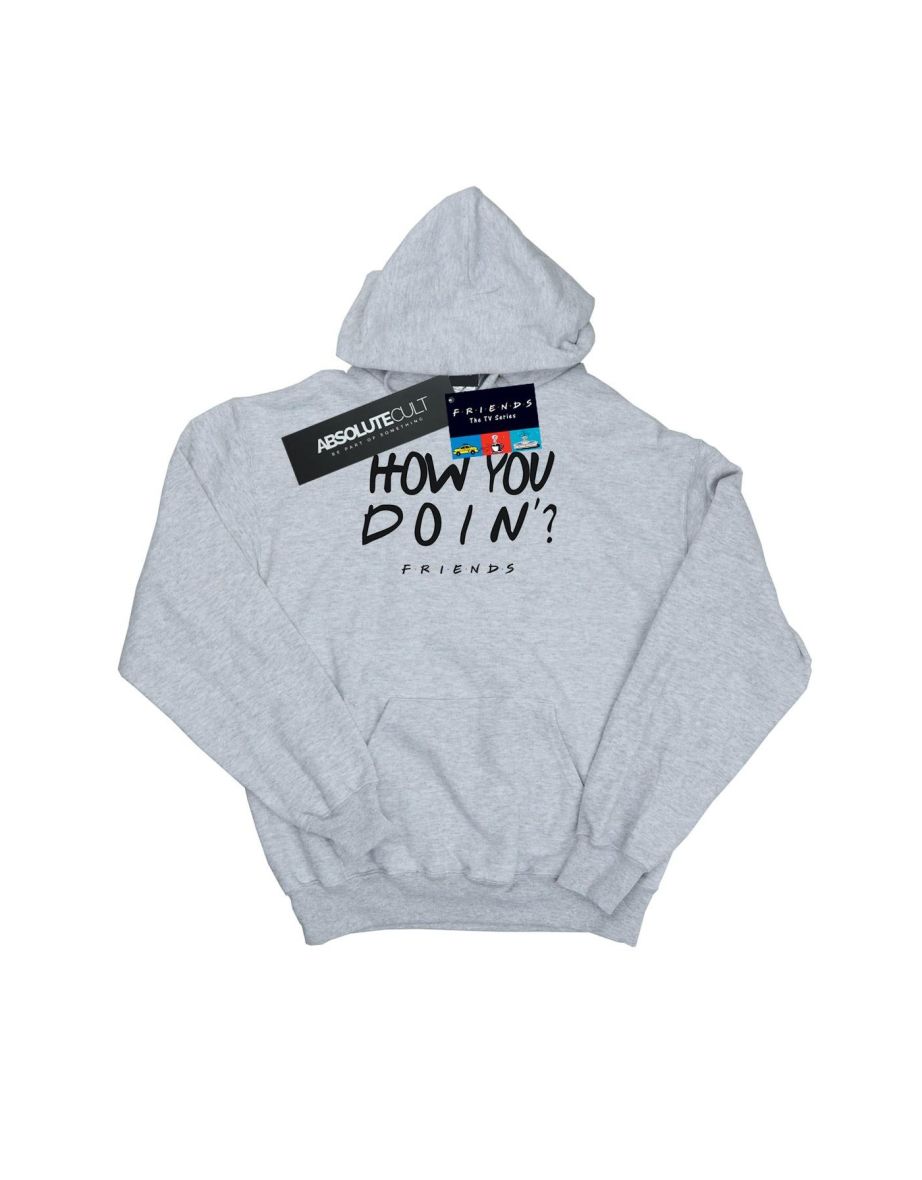 Friends Boys How You Doin? Hoodie - Sports Grey