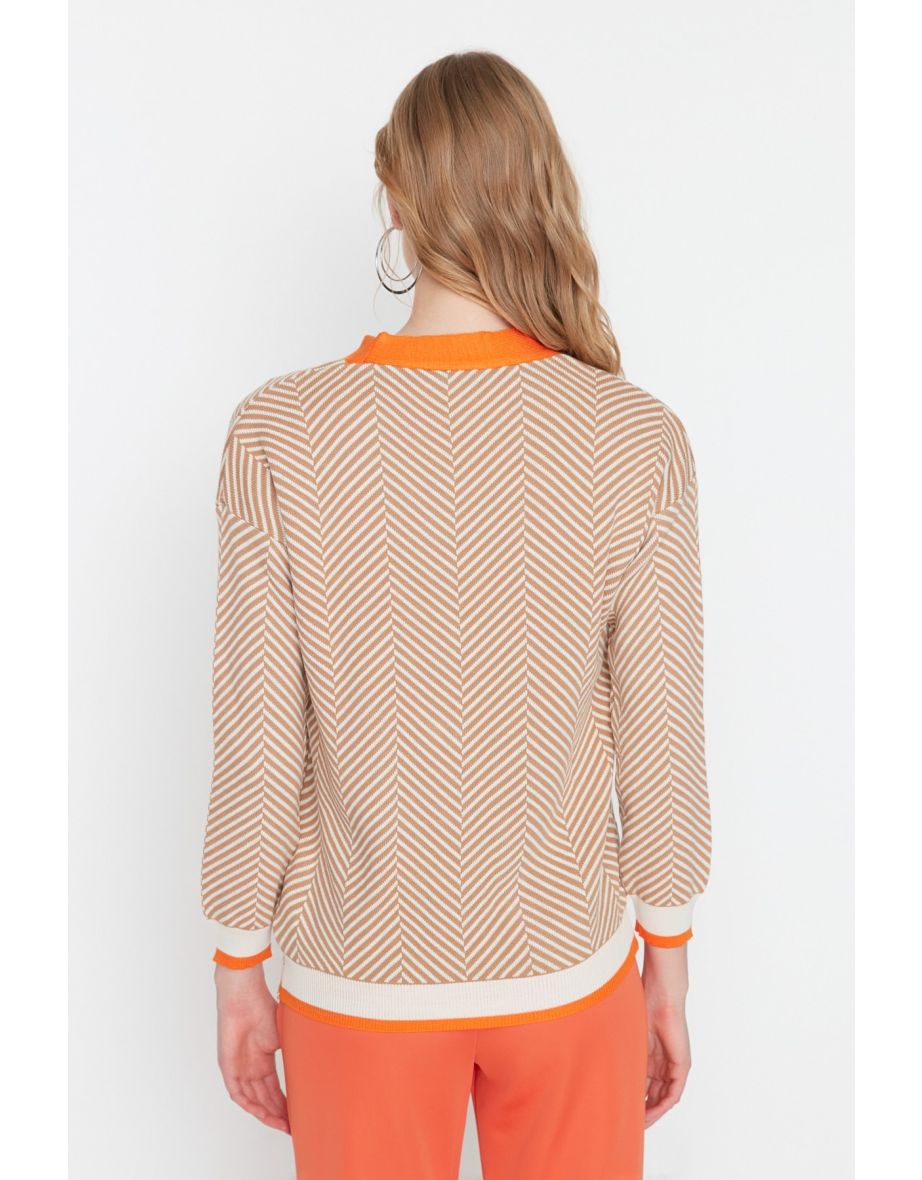 Cardigan - Brown - Oversize - 7