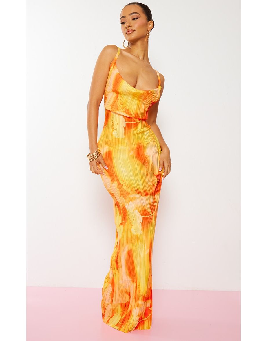 Tie dye best sale maxi dress petite