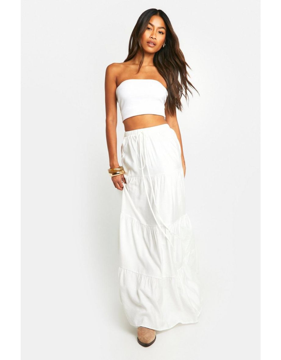 Floor Length Skirt - white