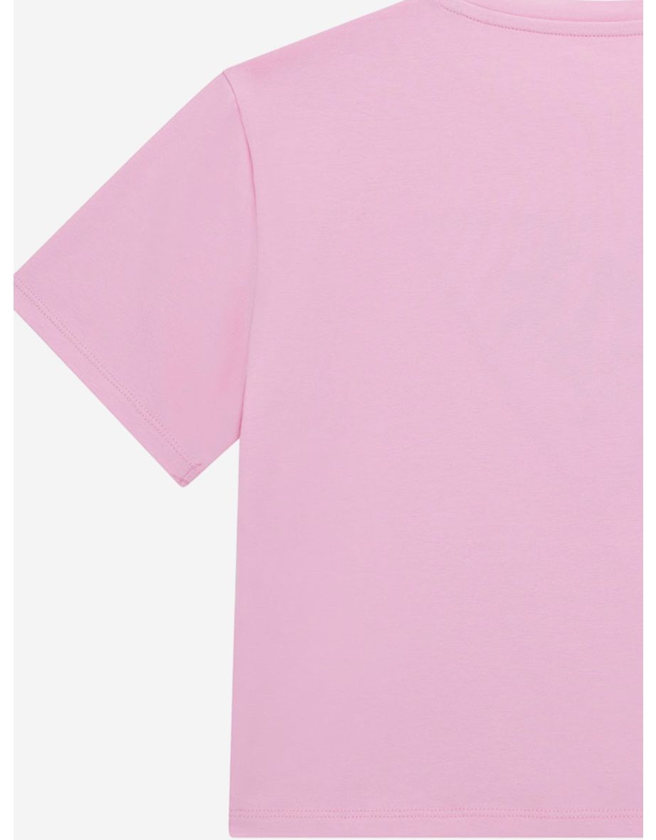 Girls Logo Midi T-Shirt in Pink - 3