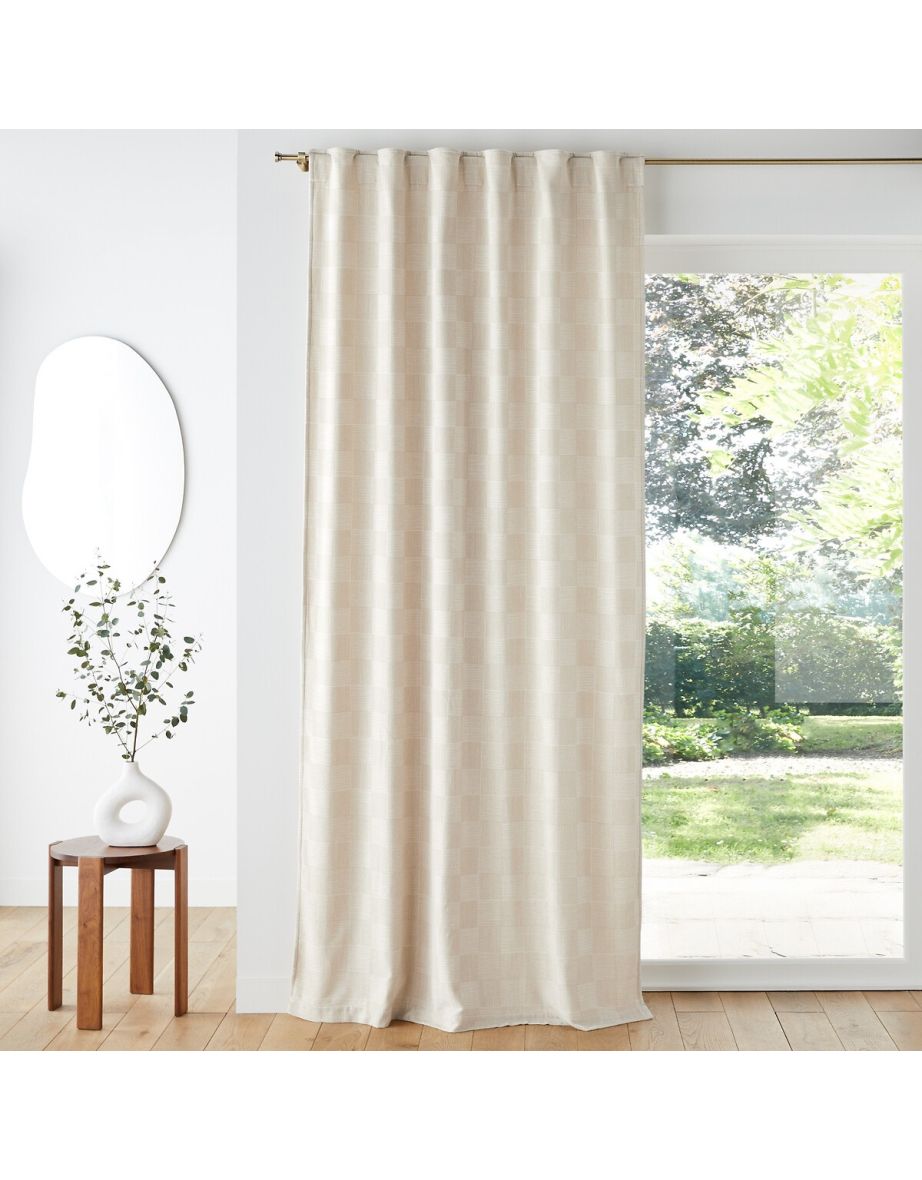 Domeo Jacquard Chenille Effect Curtain