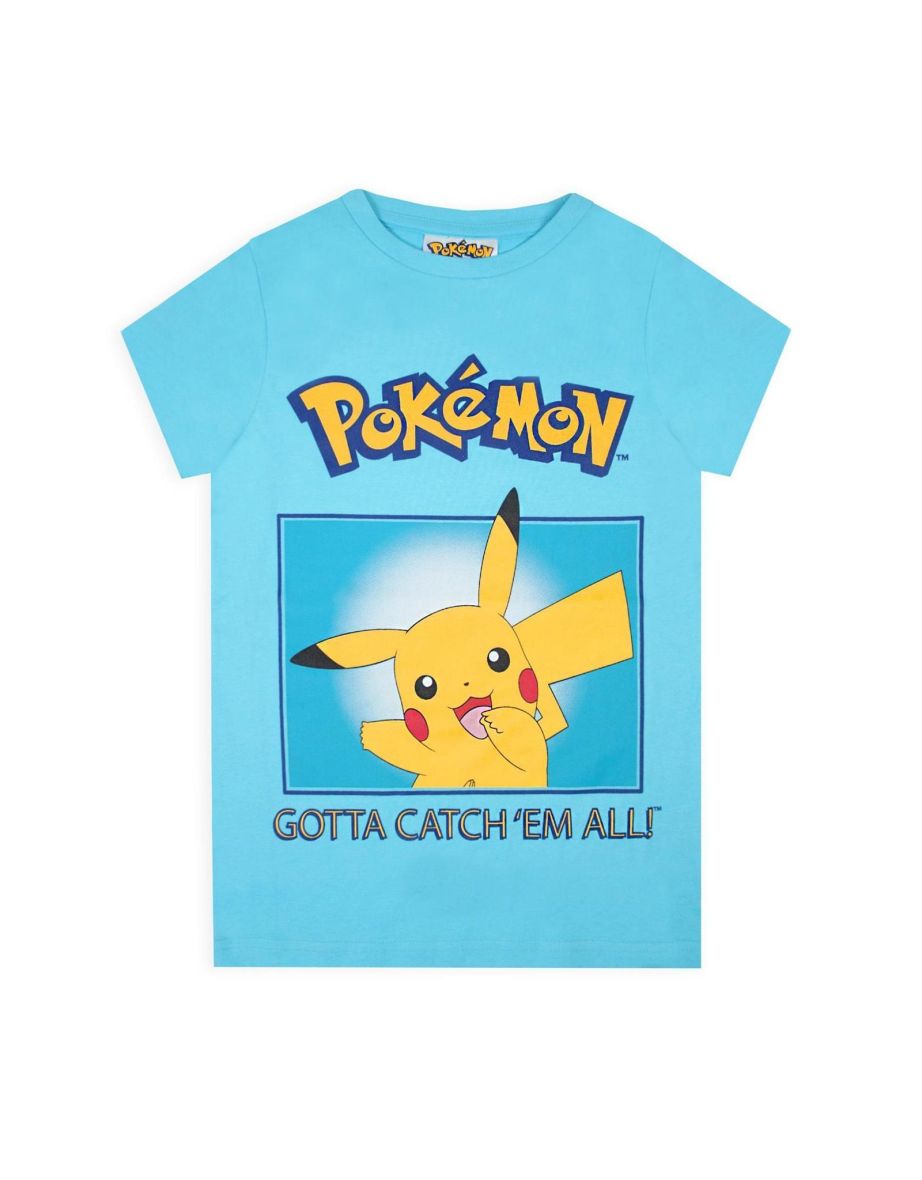 Pokemon Boys Gotta Catch ´Em All! Pikachu T-Shirt - Blue