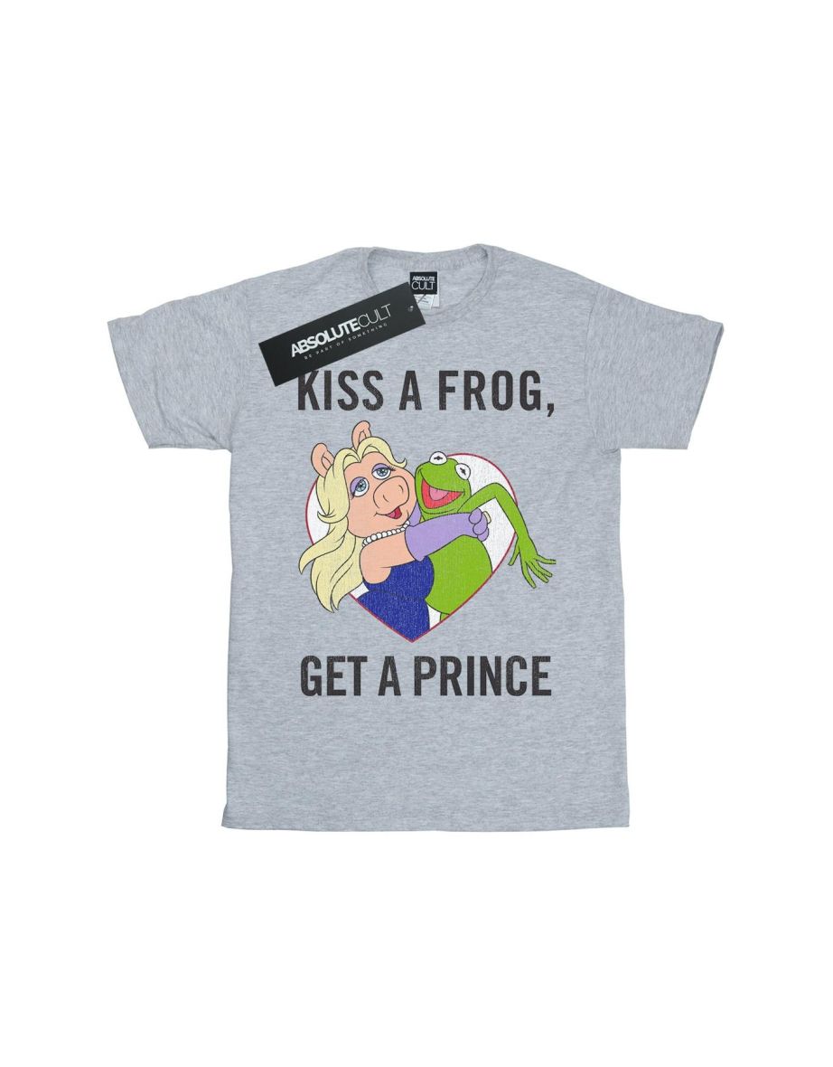 Disney Girls The Muppets Kiss A Frog Cotton T-Shirt - Sports Grey - 1