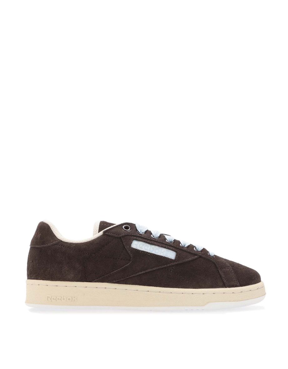 Men's Reebok Classics Unisex Club C Ground Trainers in Brown