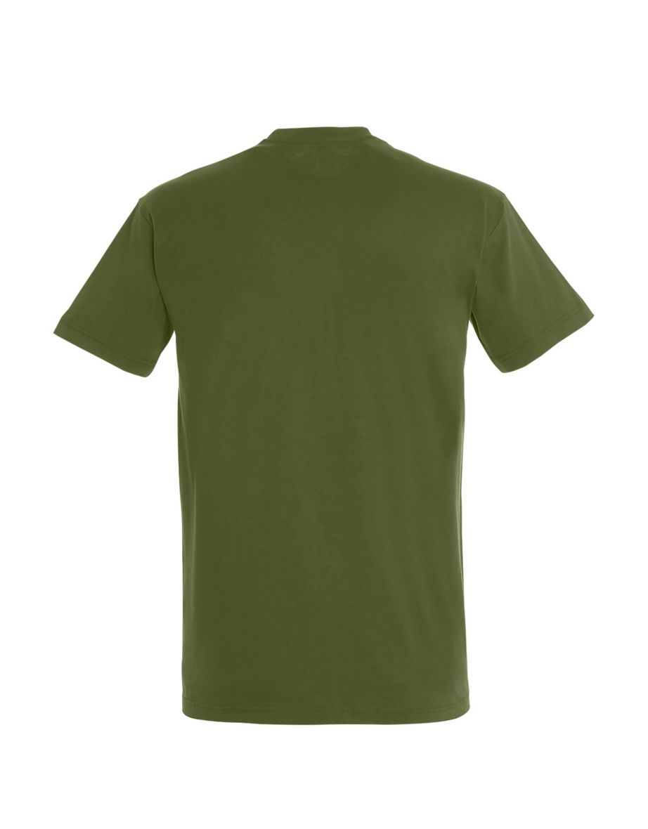 SOLS Mens Imperial Heavyweight Short Sleeve T-Shirt - Dark Khaki - 1
