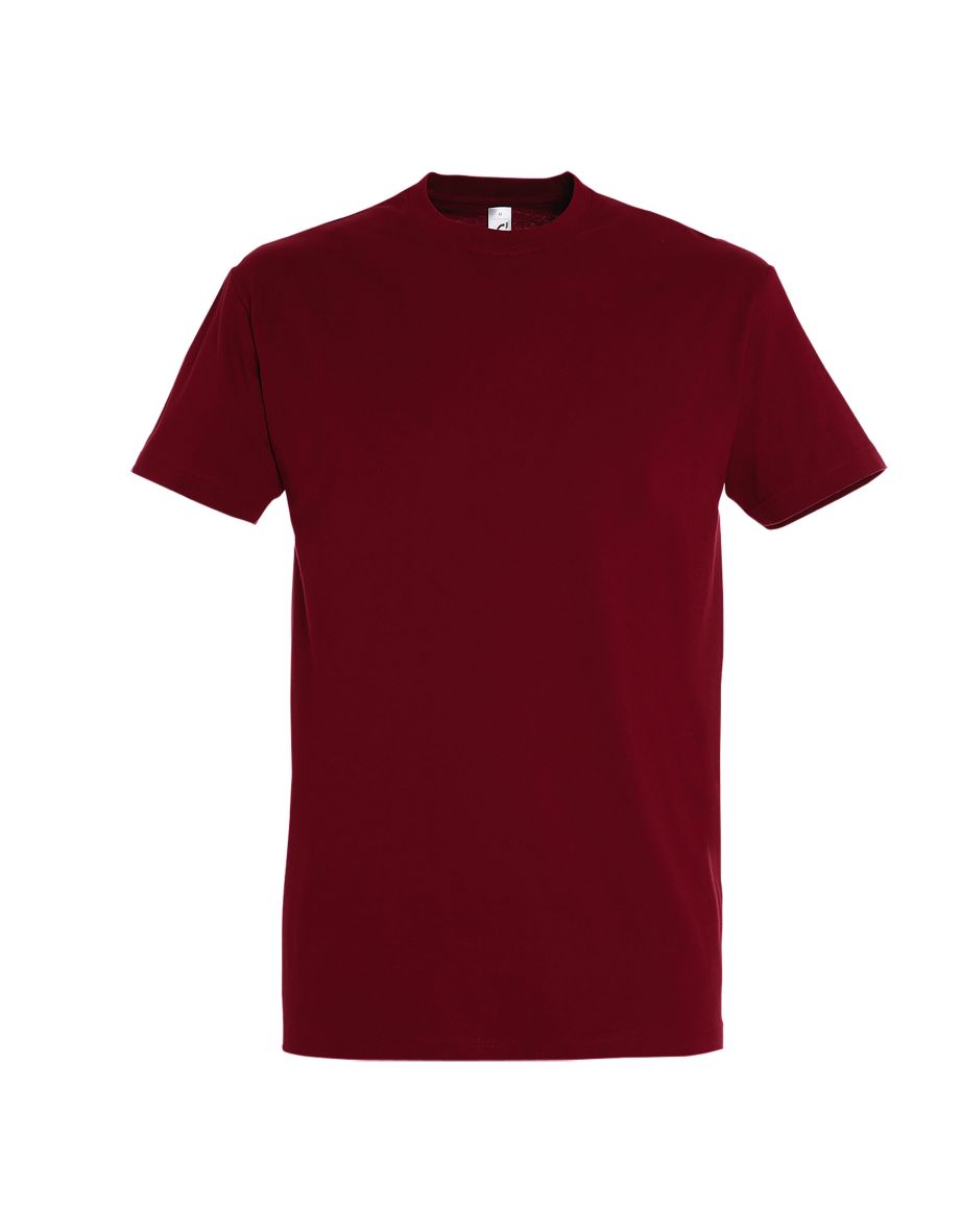 SOLS Mens Imperial Heavyweight Short Sleeve T-Shirt - Chilli Red
