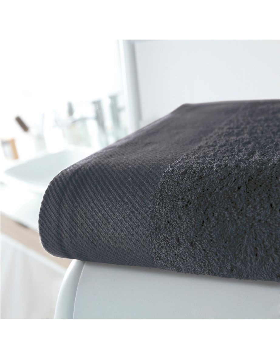 SCENARIO Plain Terry Cotton Bath Towel - 1