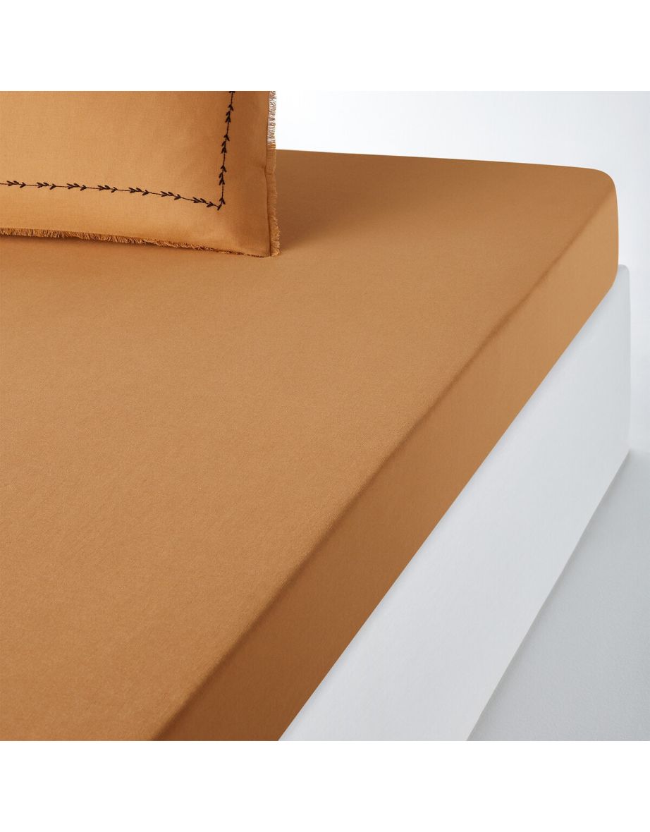 Eleanor Cotton and Linen Fitted Sheet