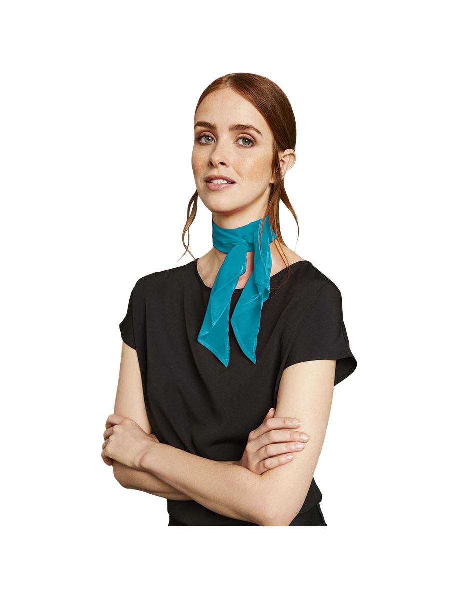 Premier Ladies/Womens Work Chiffon Formal Scarf - Teal - 1